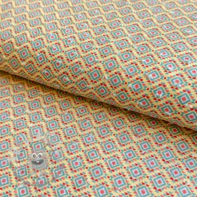 Tessuto di cotone DOBBY Aztec digital print
