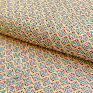Tessuto di cotone DOBBY Aztec digital print