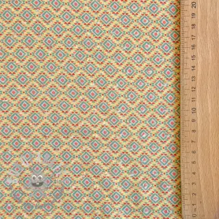 Tessuto di cotone DOBBY Aztec digital print