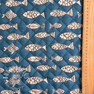 Tessuto di cotone QUILT DOUBLE SIDED Square design B
