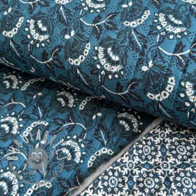 Tessuto di cotone QUILT DOUBLE SIDED Stripe design A