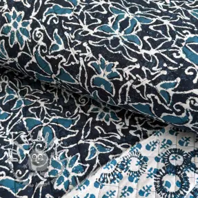 Tessuto di cotone QUILT DOUBLE SIDED Square design C