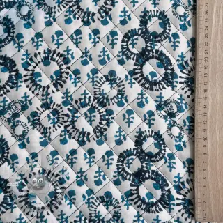 Tessuto di cotone QUILT DOUBLE SIDED Square design C