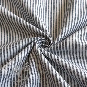 Lino con cotone Stripe navy