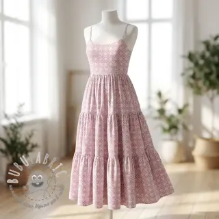 Tessuto di cotone Bubble Stripe design B digital print