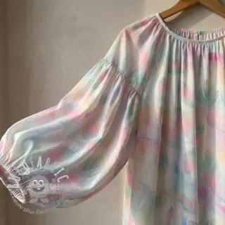 Tessuto di cotone VOILE Feathers digital print