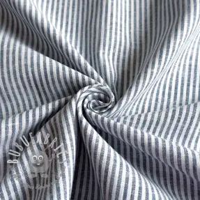 Lino con cotone Stripe jeans