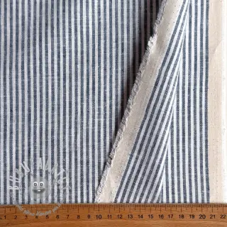 Lino con cotone Stripe jeans
