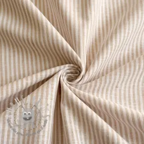 Lino con cotone Stripe naturals