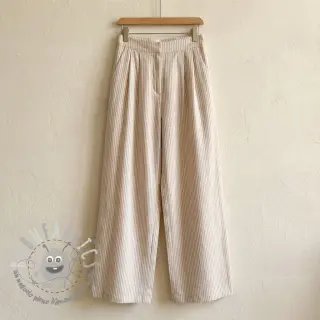 Lino con cotone Stripe naturals