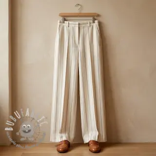 Lino con viscosa Pin naturals