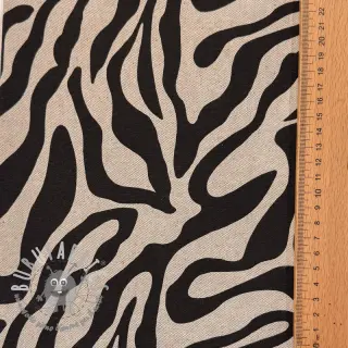 Tessuto decorativo Linenlook Animal black