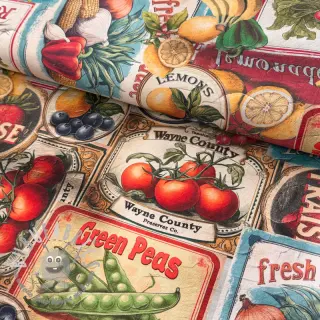 Tessuto decorativo Vegetables digital print