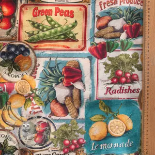 Tessuto decorativo Vegetables digital print