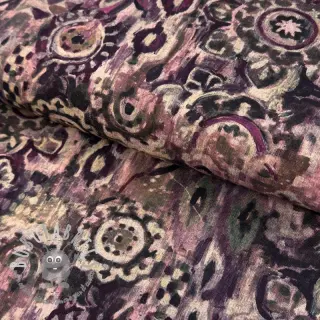 Tessuto decorativo Abstract burgundy digital print