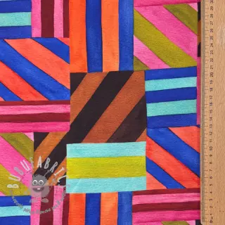 Tessuto decorativo Stripes multi digital print