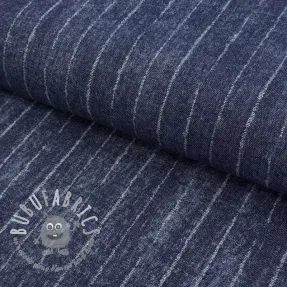 JEANS DENIM Stripe in stripe indigo