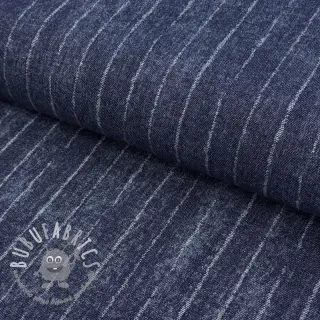 JEANS DENIM Stripe in stripe indigo