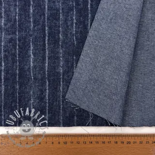 JEANS DENIM Stripe in stripe indigo
