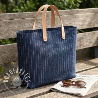 JEANS DENIM Stripe in stripe indigo