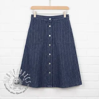 JEANS DENIM Stripe in stripe indigo
