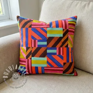 Tessuto decorativo Stripes multi digital print