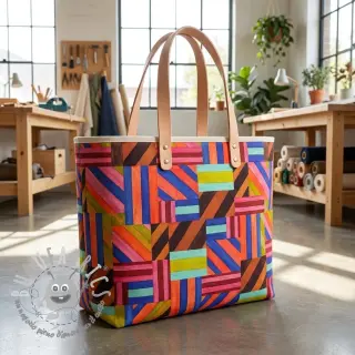 Tessuto decorativo Stripes multi digital print