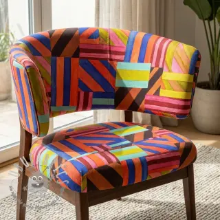 Tessuto decorativo Stripes multi digital print
