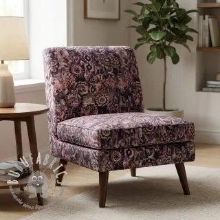 Tessuto decorativo Abstract burgundy digital print