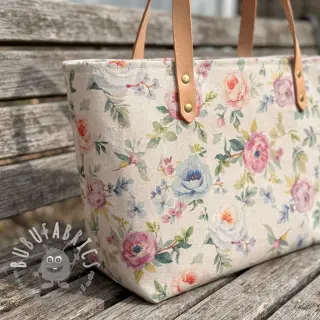 Tessuto decorativo Linenlook Romance digital print