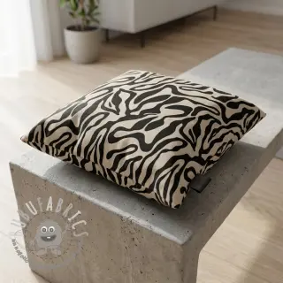 Tessuto decorativo Linenlook Animal black