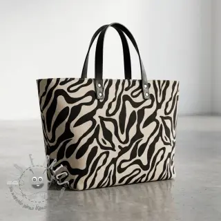 Tessuto decorativo Linenlook Animal black