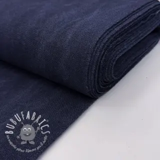 Tessuto CANVAS STONEWASHED dark navy