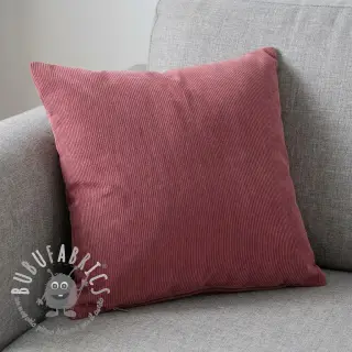 Cord a coste dark rose