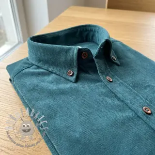 Cord a coste teal