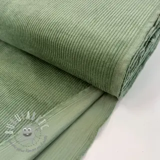 Velluto a coste basil