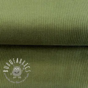 Velluto a coste forest green