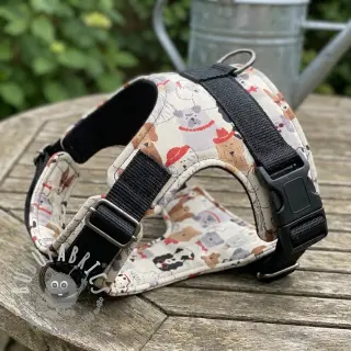 Tessuto decorativo Linenlook Dog Dress Up