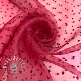 Tulle per TUTU DOTS bordeaux