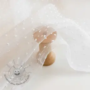 Tulle per TUTU DOTS white
