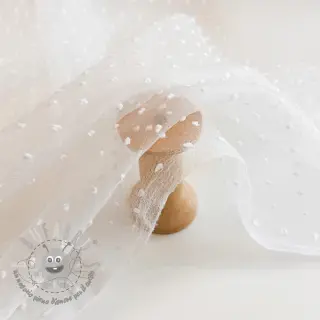 Tulle per TUTU DOTS white