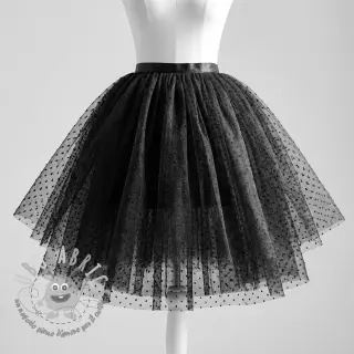 Tulle per TUTU DOTS black