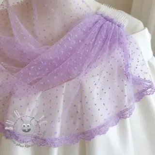 Tulle per TUTU DOTS lilac