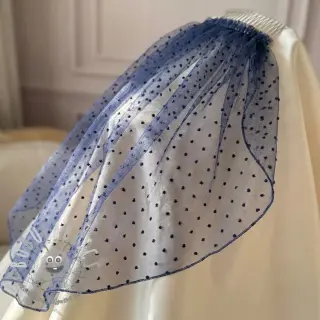 Tulle per TUTU DOTS dark blue