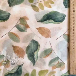 Lyocell con lino e seta Retro Flowers design A