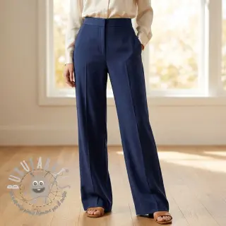 Lyocell navy blue