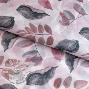 Lyocell con lino e seta Retro Flowers design B