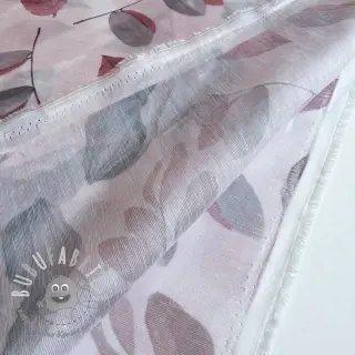 Lyocell con lino e seta Retro Flowers design B