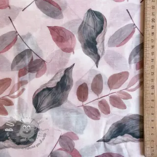 Lyocell con lino e seta Retro Flowers design B