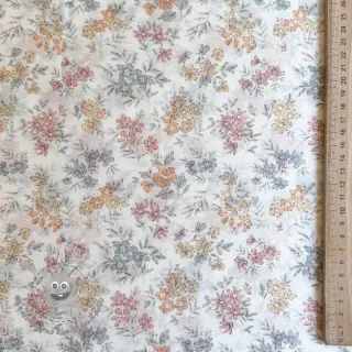 Lyocell con lino e seta Retro Flowers design E